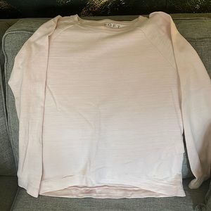 Loft pale pink thick tshirt/sweatshirt tunic -VGUC